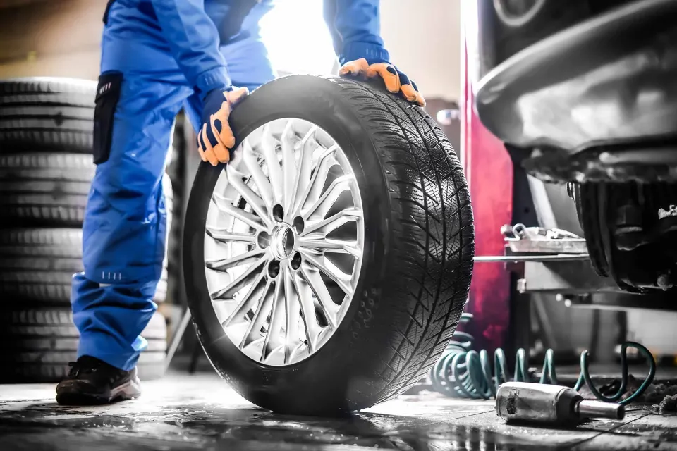 Close-up of a tow truck used by Rich Roadside Assistance.